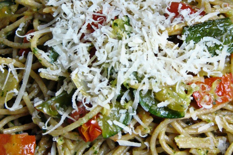 Pesto and Vegetable Pasta