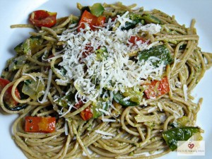 Pesto and Vegetable Pasta