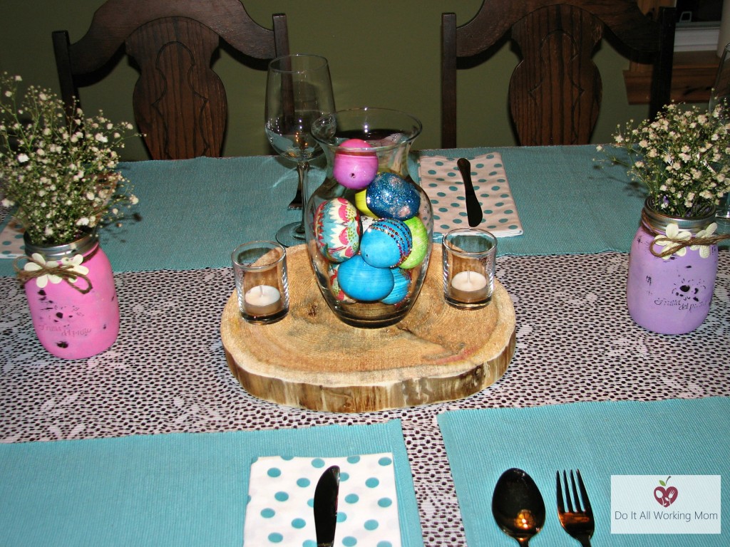 Simple Easter Table Setting