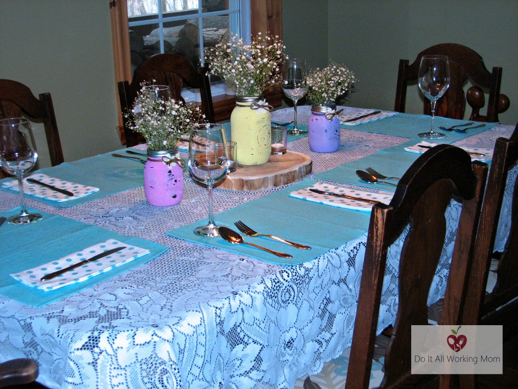 Simple Easter Table Setting