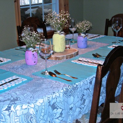 Simple Easter Table Setting