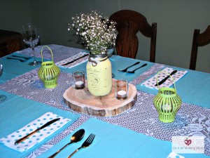 Simple Easter Table Setting