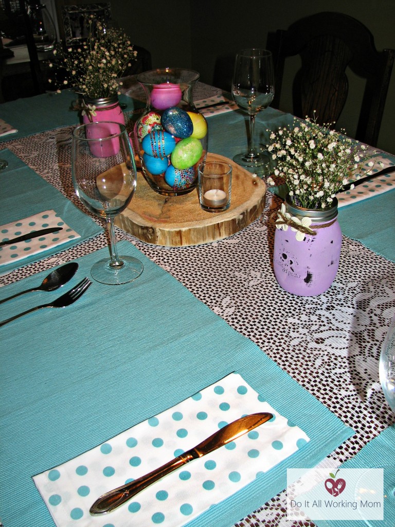 Simple Easter Table Setting