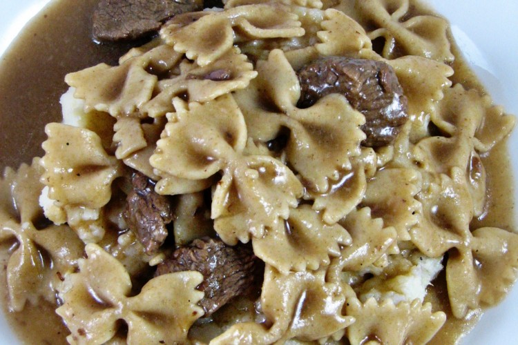 Bow Tie Pasta with Beef