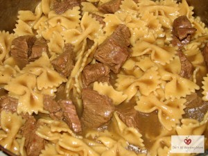 Bow Tie Pasta with Beef