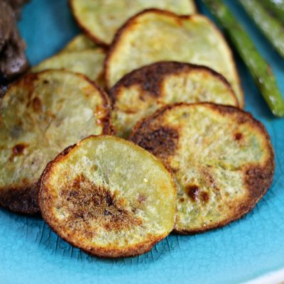 Baked Potato Parmesan Chips