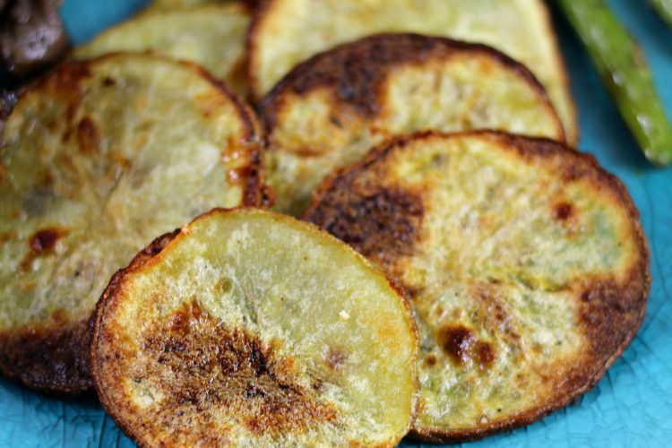 Baked Potato Parmesan Chips