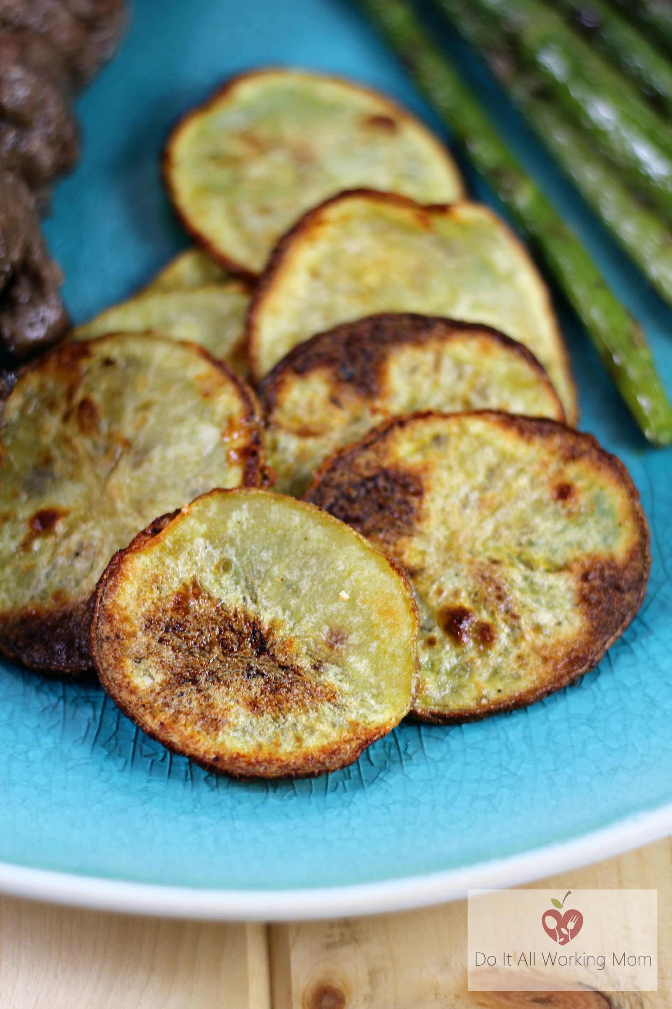 Baked Potato Parmesan Chips Recipe-Rush Hour Meals Cookbook Review and Giveaway