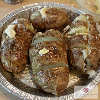 Quick Baked Potatoes on the Grill