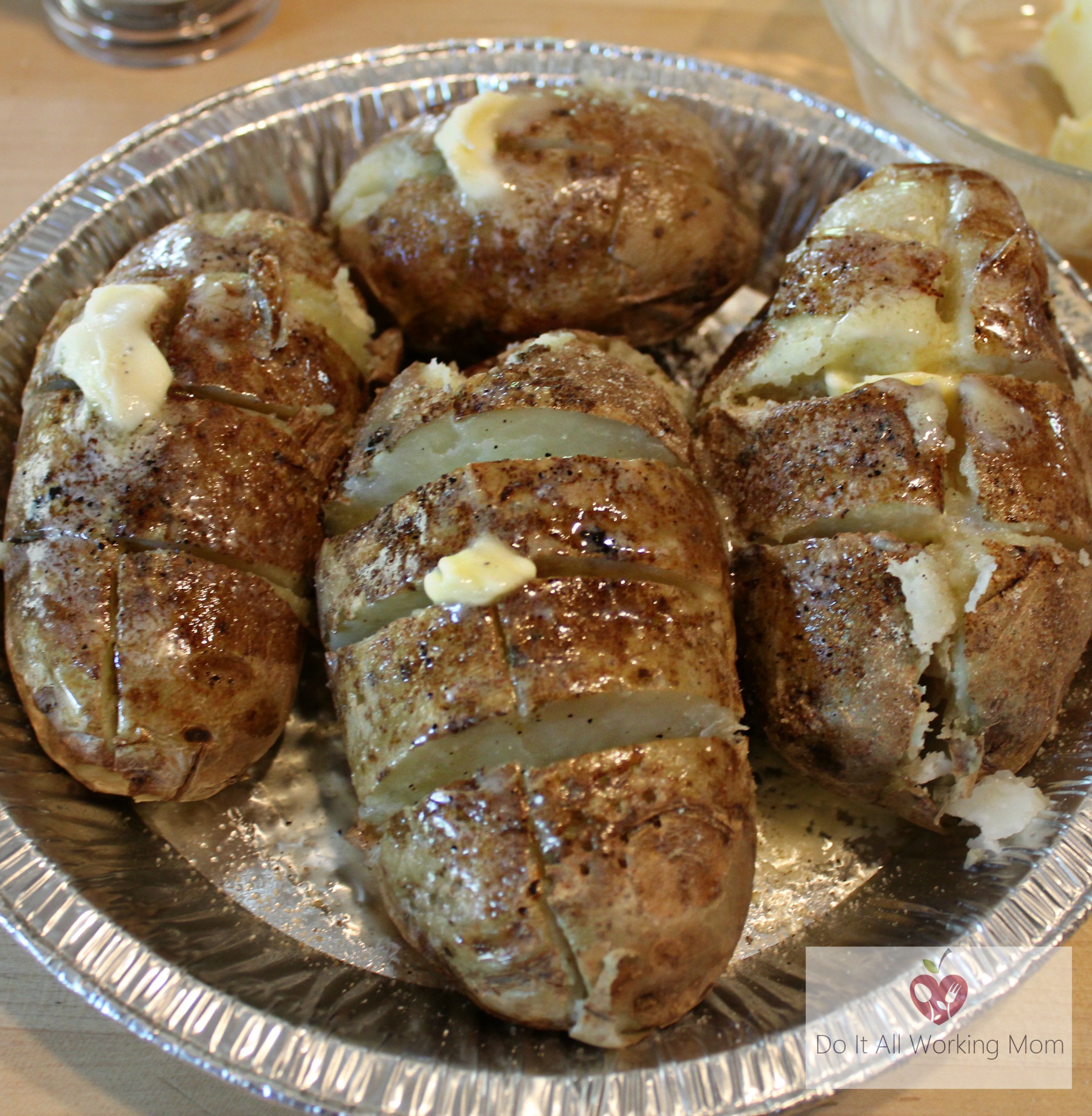 Quick Baked Potatoes on the Grill