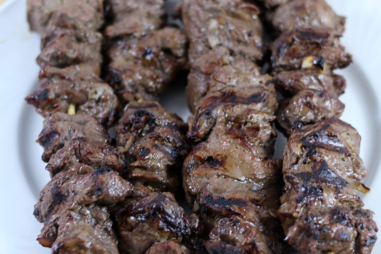 Beef Tenderloin Kabobs