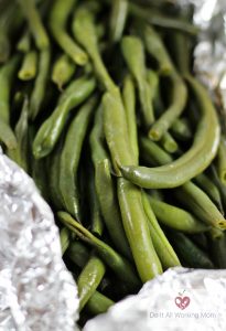 Foil Green Beans on the Grill