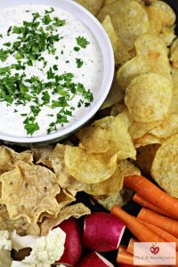 Easy Chip and Veggie Dip