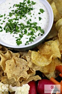 Easy Chip and Veggie Dip