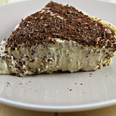 Greek Yogurt No-Bake Coffee Cheesecake