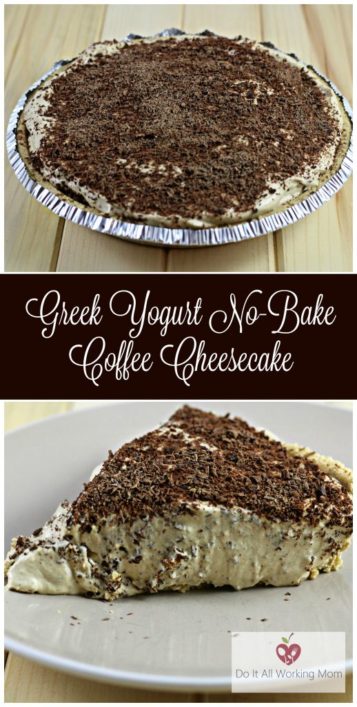 Greek Yogurt No-Bake Coffee Cheesecake 4
