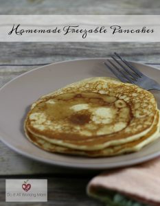 Homemade Freezable Pancakes