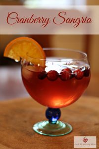 Cranberry sangria