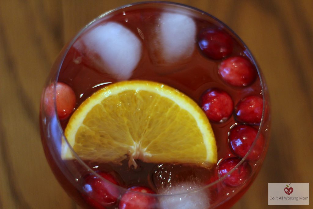 Cranberry sangria