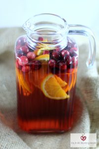 Cranberry sangria