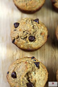 banana chocolate chip muffins