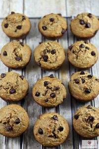 banana chocolate chip muffins