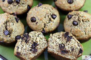 banana chocolate chip muffins