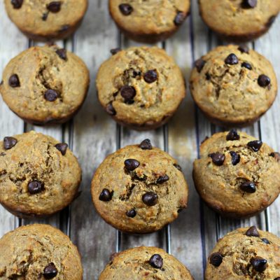 Easy Banana Chocolate Chip Muffins