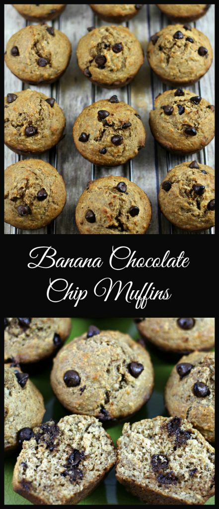 banana chocolate chip muffins