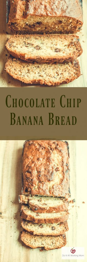 Chocolate chip banana bread