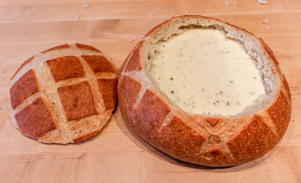 Brie in Sourdough Bread Bowl Recipe