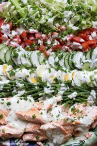 Grilled Salmon Cobb Salad