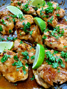 Spicy honey lime chicken