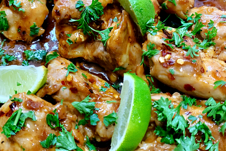 Spicy honey lime chicken