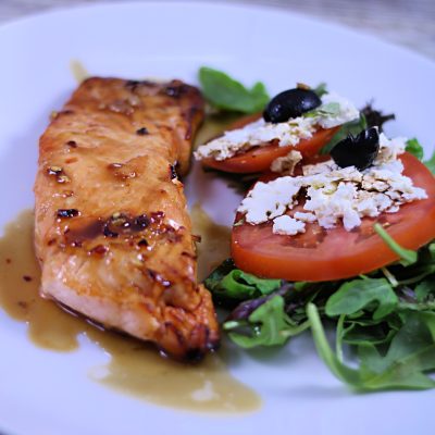 Marinated Air Fryer Salmon / Saumon mariné à la friteuse à air